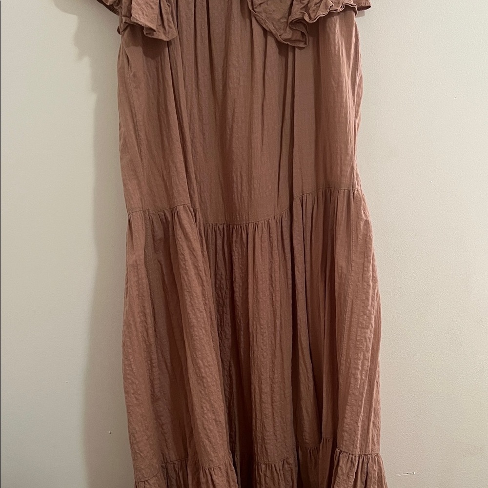 Pink Zara Ruffle Sleeve Dress - Picture 3 of 4